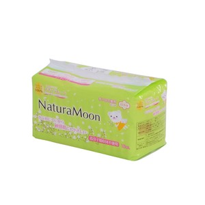 ナチュラムーン 生理用ナプキン [多い日の昼用] 羽つき トップシートコットン100％【NaturaMoon】