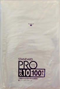 日本サニパック　L−10規格袋10号　透明　100枚 【 ポリ袋・レジ袋 】