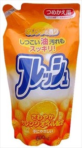 ロケット石鹸　オレンジオイル配合フレッシュ　詰替用 【 食器用洗剤 】