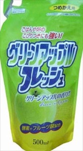 ロケット石鹸　フルーツ酸配合フレッシュ　グリーンアップル　詰替用 【 食器用洗剤 】