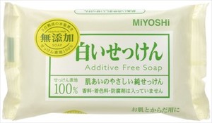 ミヨシ石鹸　無添加白い石鹸1Pピロー 【 衣料用洗剤 】