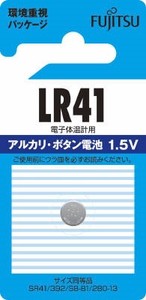 FDK　富士通アルカリボタン1個LR41C（B）N 【 乾電池 】