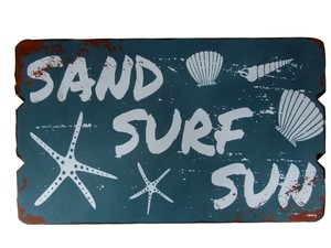 ウッドボード（SAND SURF SUN）【28602】