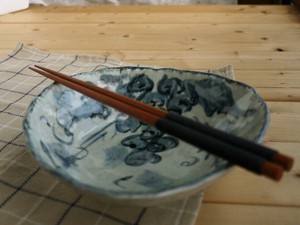 土物の器　手描ぶどう　多用鉢　美濃焼　日本製