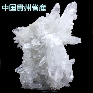 中国貴州省産 美しい 水晶クラスター原石 置物 浄化【FOREST 天然石 パワーストーン】