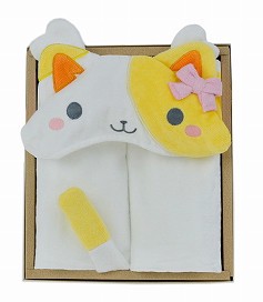 Bathrobe Gift Set Little Girls Moon Hello Kitty Bath Towel Boy 82cm x 60cm