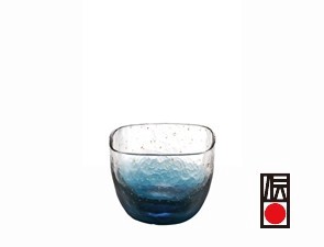 《日本製》江戸硝子　八千代窯　冷酒杯【日本酒】【酒】【盃】
