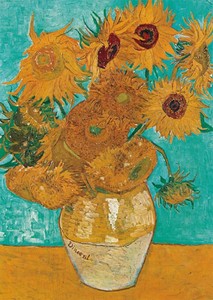 Postcard Sunflower Van Gogh