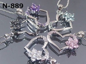 Cubic Zirconia Necklace/Pendant Necklace Lovely Ladies'