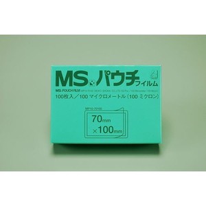 明光商会 MSパウチフィルム 診察券用 MP10-70100 00021054