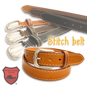 Belt Cattle Leather Stitch
