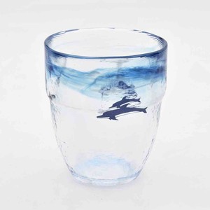 Tsukiyono Kobo Seifu Impression Glass Collection Dolphin