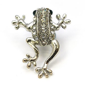 Brooch Gift Frog Lucky Charm