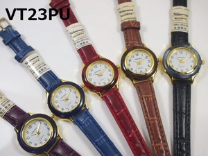 VITAROSOレディース腕時計　PUレザーベルト　日本メーカームーブメント