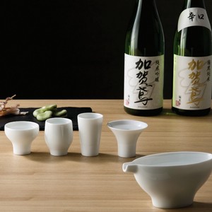 Barware Gift White Sake Cup Made in Japan