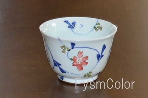 Hasami ware Japanese Teacup Arabesques Made in Japan