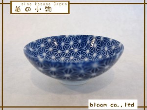 美の小物　みにひら鉢　七宝(青藍)　美濃焼　日本製