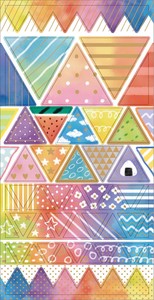 Decoration Sticker Triangle Stationery