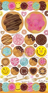 Decoration Donut Sticker Stationery