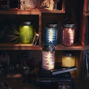 ソーラー充電式ライト　Glass Jar（ガラスジャー）