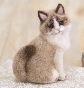 手工艺材料包 布偶猫 猫 手工套组 日本制造