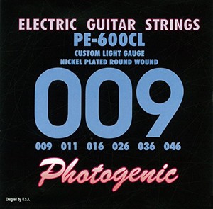 PG フォトジェニック エレキギター弦 PE-600CL カスタムライト (009-046) PE-600CL