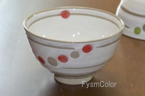 Hasami ware Rice Bowl Red