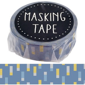 超特価【グレイッシュマスキングテープ15mm  幾何学GB】ギフト 雑貨 文具 手帳