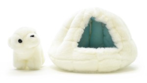 Animal/Fish Plushie/Doll Mini Polar Bear House Plushie