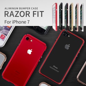 【iPhoneSE（第3世代）/SE2/8/7 ケース】アルミニウムバンパー Razor Fit（レイザーフィット）