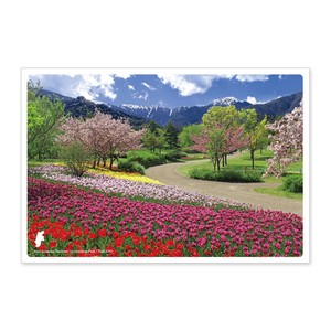 < 春ポストカード >日本の絶景ポストカード JPC-50 国営アルプスあづみの公園
