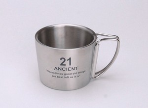 ANCIENT　ステンレスカップ21　シルバー