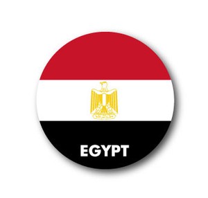 国旗缶バッジNO. CBFG-075 EGYPT (エジプト)