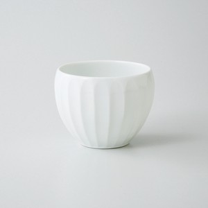白磁竹林彫　デザートカップ