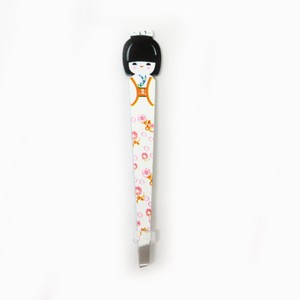 Nail Clipper/File Kokeshi Doll Tweezers Kimono Japanese Sundries
