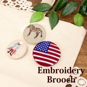 Brooch Embroidered Brooch