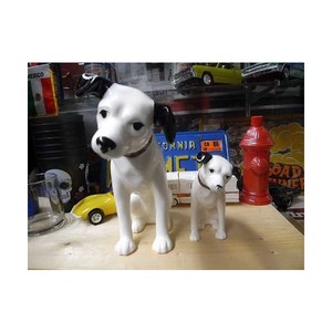 ビクター犬 ニッパー 陶器フィギュア 　13cm/ 正規ライセンス商品