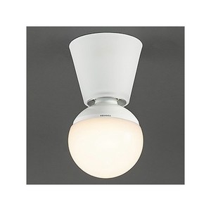 LEDランプ交換型シーリングライト 非調光 ボール球60W相当 電球色 E26口金 天井・壁付兼用 LD-2997-L