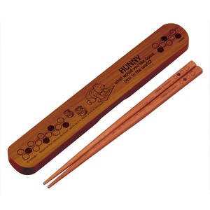 木製　箸・箸箱セット【くまのプーさん】 スケーター