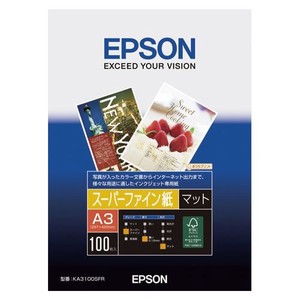 エプソン スーパーファイン紙 A3 100枚 KA3100SFR 00072996