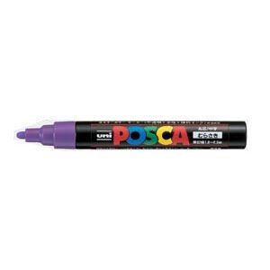 三菱鉛筆 ポスカ PC-5M 紫 12 PC5M.12 00023545