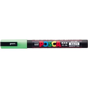 三菱鉛筆 ポスカ PC-3M 黄緑 5 PC3M.5 00023591