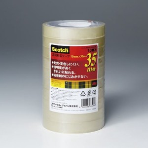 スリーエム 透明粘着テープ500シリーズ(大巻) 500-3-1535-10P 00000399