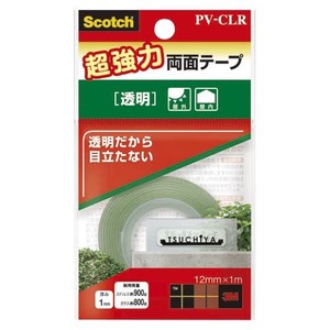 スリーエム スコッチ超強力両面テープ 透明 PV-CLR 00014639