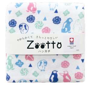Imabari towel Gauze Handkerchief Animal Penguin Made in Japan