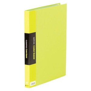 キングジム クリアーファイルカラーベースW 黄緑 132CWｷﾐ 00000235