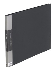 キングジム クリアーファイルカラーベース(E型) 黒 150Cｸﾛ 00010717