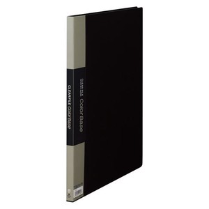 キングジム クリアーファイルカラーベース(S型) 黒 142Cｸﾛ 00010612