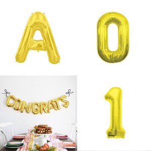 Party Item Alphabet Numbers Party Balloon