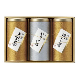 <食品><お茶詰合せ>静岡銘茶 金銀 F-5014